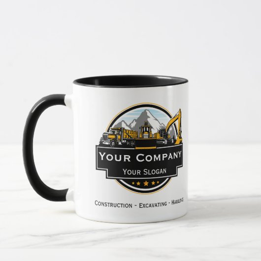 Mug Société de construction d'équipement lourd profess (Gauche)