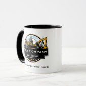 Mug Société de construction d'équipement lourd profess (Devant gauche)