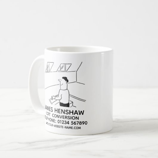 Mug Société de conversion de loft ou de conversion de (Devant gauche)