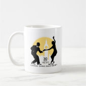 Mug Société de danse d'oscillation de Londres 30 ans (Gauche)