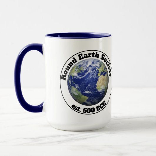 Mug société de la terre ronde (Gauche)