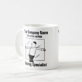 Mug Société de laquage et de verre. Glazier (Devant gauche)