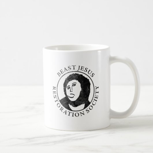 Mug Société de restauration de Jésus de bête (Droite)