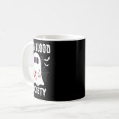 Mug Société de sang mort fantôme Sensibilisation au ca (Devant gauche)