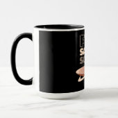Mug Société de Saturne Plat - Conception Scientifique (Gauche)