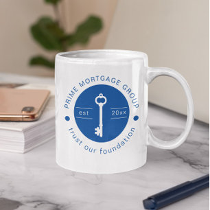 Mug Société hypothécaire personnalisée moderne Ajouter