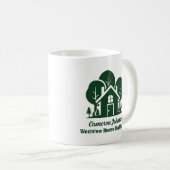 Mug Société immobilière personnalisée Maison verte (Devant droit)