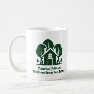 Mug Société immobilière personnalisée Maison verte