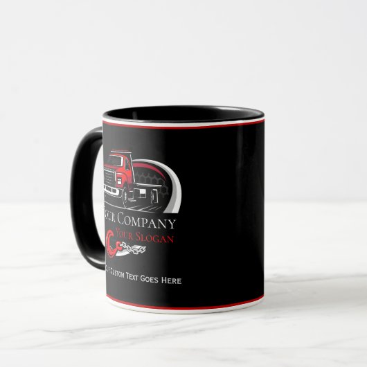 Mug Société professionnelle de remorquage, service de (Devant gauche)