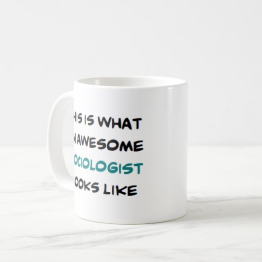 Mug sociologue génial (Devant gauche)