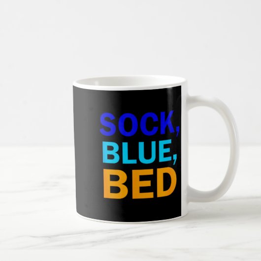 Mug Sock Blue Bed _ Awesome Sock Blue Bed (Droite)