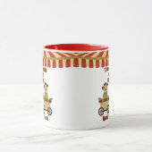 Mug Sock Monkey Circus 2 Enfants Noms Parent Cadeau (Centre)