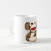 Mug Sock Monkey classique (Devant gauche)