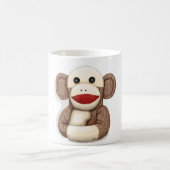 Mug Sock Monkey classique (Centre)
