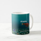 Mug Sockeye Saumon - Alaska Postage (Devant droit)