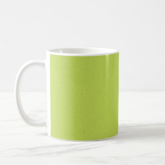 MUG SOCLE EN LIME CLAIR VERT JAUNE (Gauche)