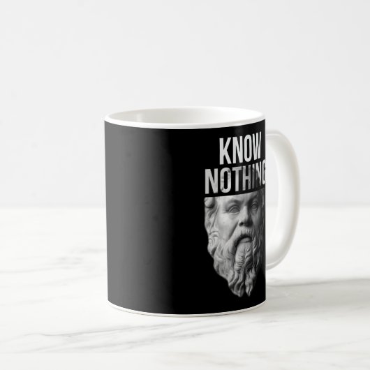Mug Socrates Ne Connaît Rien Oracle De Delphi (Devant droit)