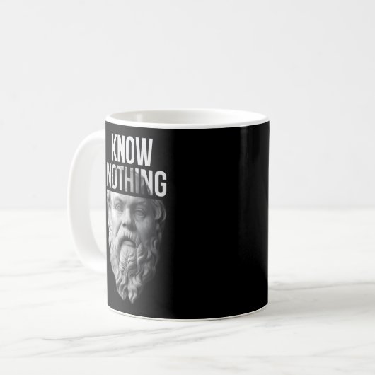 Mug Socrates Ne Connaît Rien Oracle De Delphi (Devant gauche)