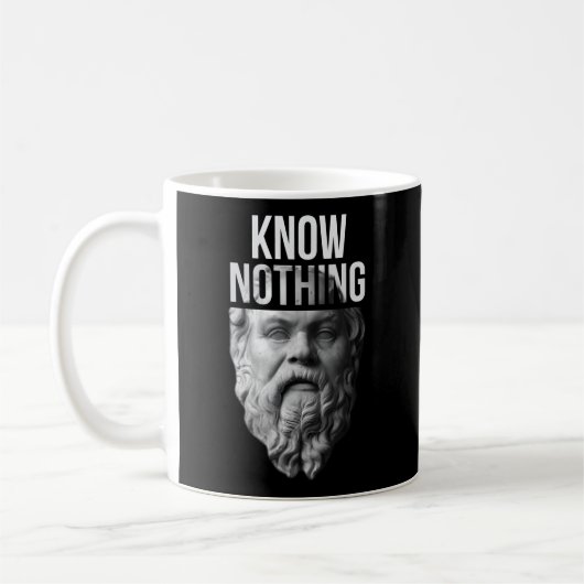 Mug Socrates Ne Connaît Rien Oracle De Delphi (Gauche)