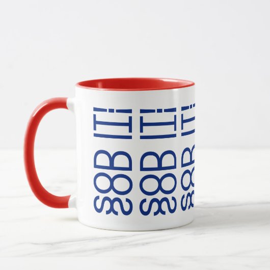 Mug Sod It ! Angleterre Angleterre Message Caché 150B (Gauche)