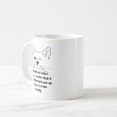Mug Soeur Anniversaire Humour Citation Winking Chat Fu (Devant gauche)