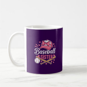Mug Sœur de baseball Nœud rose