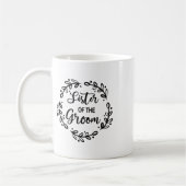 Mug Soeur De La Salle De Mariage Jour De Mariage Groom (Gauche)