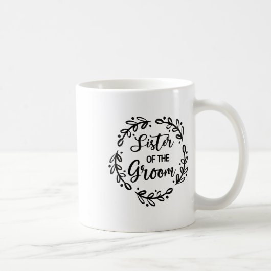 Mug Soeur De La Salle De Mariage Jour De Mariage Groom (Droite)