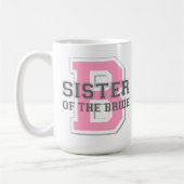 Mug Soeur de l'acclamation de jeune mariée (Gauche)