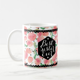 Mug Soeur de motif de pêche la meilleure toujours