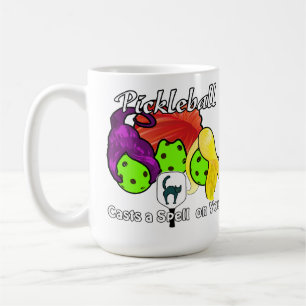 Mug Soeur de Pickleball sorcières Halloween