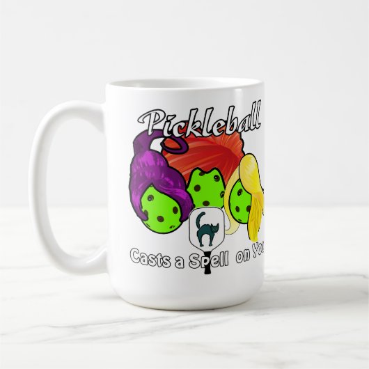 Mug Soeur de Pickleball sorcières Halloween (Gauche)