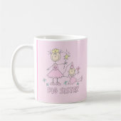 Mug Soeur de princesse Duo de bâton grande (Gauche)