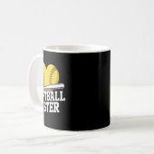 Mug Sœur de softball Famille de softball rapide Éventa (Devant gauche)