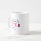 Mug Soeur géniale | Soeurs roses-frères (Devant gauche)