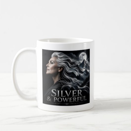 Mug Sœurs Argentées et Fière Chevelure Grise Fierté (Gauche)