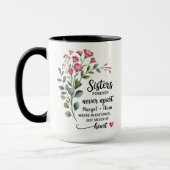Mug Soeurs Cadeaux De Coeur Pour Toute Soeur Significa (Gauche)