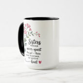 Mug Soeurs Cadeaux De Coeur Pour Toute Soeur Significa (Devant gauche)