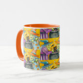 MUG SOEURS DE TÉMOIGNAGE, CHAT NOIR & HALLOWEEN BREW (Devant gauche)