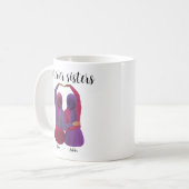 Mug Soeurs Forever Cadeau Hijabi personnalisé (Devant gauche)