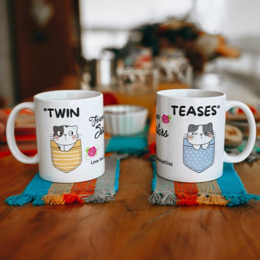 Mug Soeurs Forever, Drôle cadeau Soeur, Don de frères