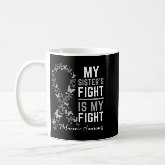Mug Sœurs Le Combat Est Mon Combat Sensibilisation au (Gauche)