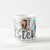 Mug Soeurs mignonnes Pour toujours Amis 3 Photos (Centre)