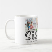 Mug Soeurs mignonnes Pour toujours Amis 3 Photos (Gauche)