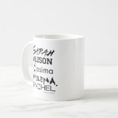 Mug Soeurs orphelines de club de clone du noir | (Devant gauche)