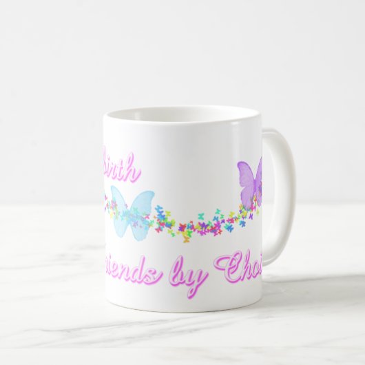 Mug Soeurs par naissance, amies par choix (Devant droit)