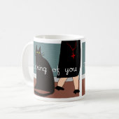 Mug Soeurs "Penser à vous" Cartes et cadeaux-Cat Desig (Devant gauche)