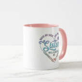 Mug Soeurs Soirées À Côté Ou À Des Kilomètres (Devant droit)