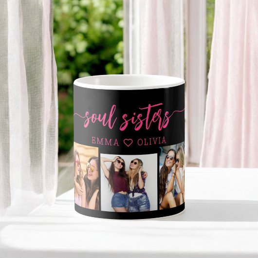 Mug Soeurs Soul Rose Hot 3 Photo Coller