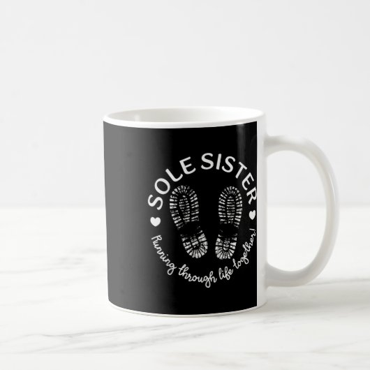 Mug Soeurs Uniques Courant À Travers La Vie Ensemble C (Droite)